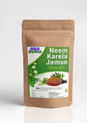 Vedguru Neem Karela Jamun Powder 100gm for Maintaining Blood Sugar Levels(100 g)