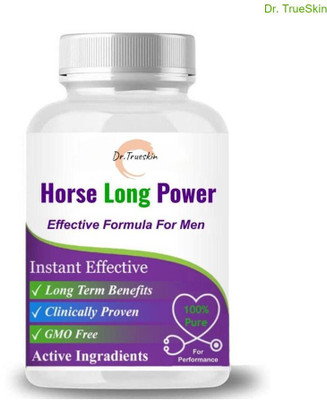 Dr.TrueSkin Horse Long Power Capsule & Oil For Increased Vitality and Strength(30 Capsules)