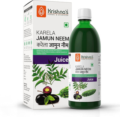 Krishna's Herbal & Ayurveda Karela, Jamun and Neem Mix Juice(500)