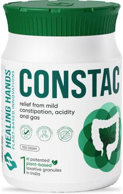 Healing Hands Constac Granules Patented Mild Constipation Relief | Gentle Non-Habit-Forming(100 g)