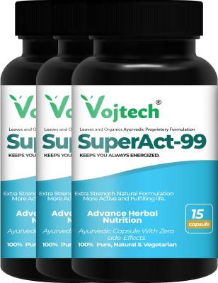 Vojtech Super Act Health Power Tablets For Men / Effective Result & Stay Stress Free(Pack of 3)