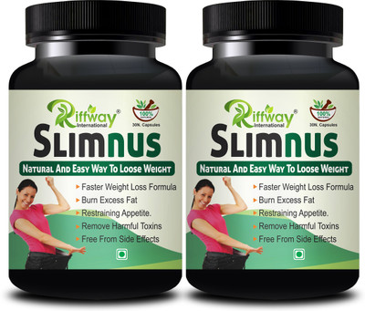 Riffway Slimnus Natural Dawa Weight Loss Capsule Fast Fat Burner(Pack of 2, 60 Capsules)