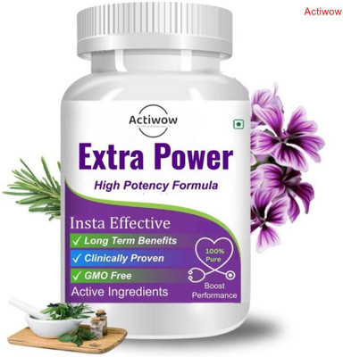ACTIWOW Extra Power Capsules - Energy with Integrity(30 Capsules)