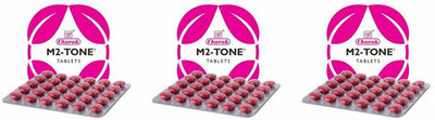 CHARAK M2 Tone Tab M2 Tone Tablets (30 Tablet) For helps to regularize periods(Pack of 3, 90 Tablets)