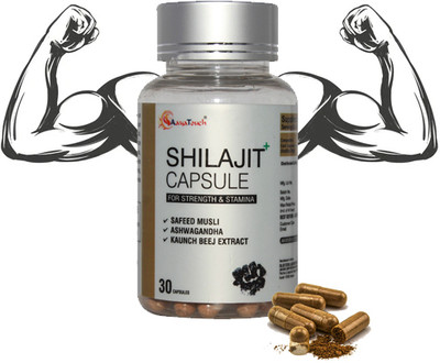 Aayatouch Shilajit Capsules For Strenght & stamina(30 Capsules)