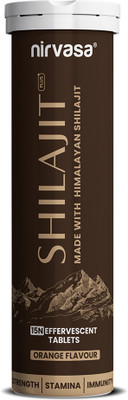 Nirvasa Shilajit Plus Effervescent Tablets For Muscle Recovery & Endurance (15 tabs)(15 Tablets)