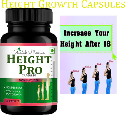visalak pharma Height Pro-Height Growth tab-lets InCrease Height Naturally(30 Capsules)