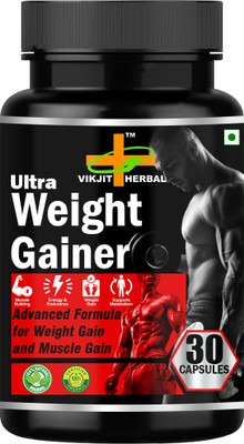 VIKJIT HERBALS ULTRA WEIGHT GAINNER CAPSULES(30 Capsules)