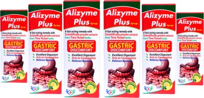 A-LIFE PHARMACY ALIZYME PLUS SYRUP for Gas & Acidity|Relieves Gastric Discomfort|Good Digestant(Pack of 6)