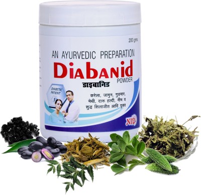 NORTH INDIA PHARMA Diabanid Powder For Diabetes ( Sugar) Control (200 Gm)