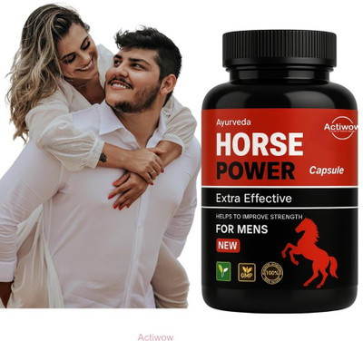 ACTIWOW Horse Power Capsule strength complex for man UEY77 B02(30 Capsules)