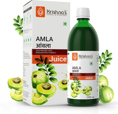 Krishna's Herbal & Ayurveda Amla Juice | Immunity Booster(1000)