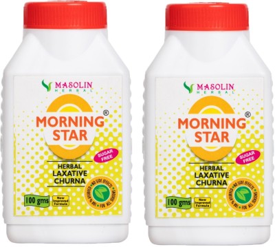 masolin MORNING STAR HERBAL LAXATIVE CHURNA 100GM - PACK OF 2(Pack of 2)