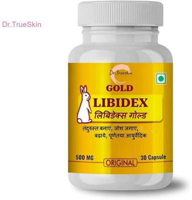 Dr.TrueSkin Libidex Gold Capsules Testosterone Stamina Stimulant Natural X01(30 Capsules)