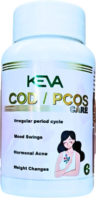 KEVA PCOD/PCOS Care Tablets – Hormonal Balance & Menstrual Health Support(60 Tablets)