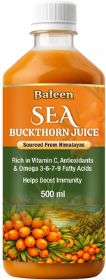 BALEEN Sea Buckthorn Juice | Rich in Vitamin C, Antioxidants & Omega | Support Immunity(500 ml)