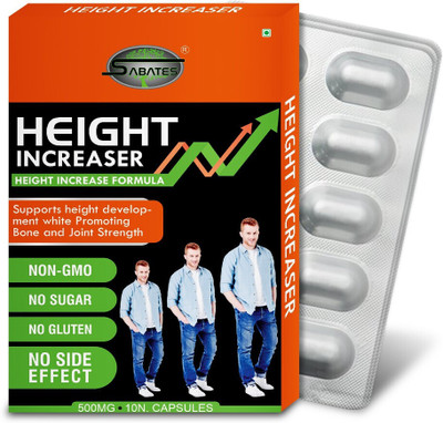Sabates HightIncreaser Multivitamin Dava Helps Body Growth Reduce Muscles Deficiency(Pack of 3, 30 Capsules)