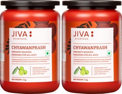 JIVA Chyawanprash Ayurvedic Immunity Booster 1 kg(Pack of 2)