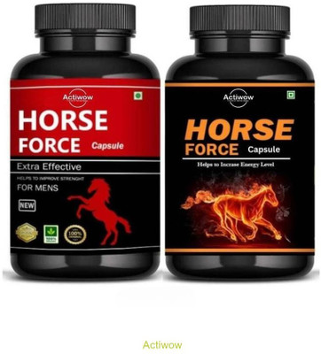 ACTIWOW Horse Force Capsule Combo Immunity Support for Daily Health VGH01 F06(30 Capsules)