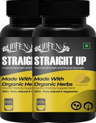 IBFEN Straight Up Health Wellness Power Capsule For Men | Provides Non Stop Energy(Pack of 2)