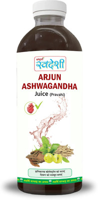 SAMPURAN SWADESHI Arjun Ashwagandha - Support Heart, BP & Cholesterol(1 L)