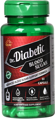 CIPZER Dr Diabetic Blood Sugar 60 Capsules | Control Diabetes & Blood Sugar Naturally(60 Capsules)