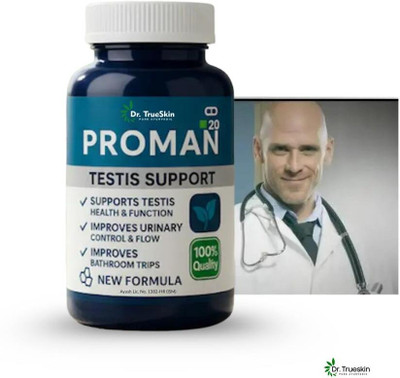 Dr.TrueSkin Proman Capsules Natural Vitality Tonic for Active Men(30 Capsules)