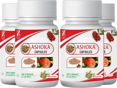 XOVAK PHARMTECH Organic Ashoka Capsules For Women Health(Pack of 4)