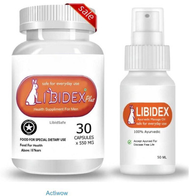 libidex Capsule & Oil For Natural Power Surge X11(30 Capsules)