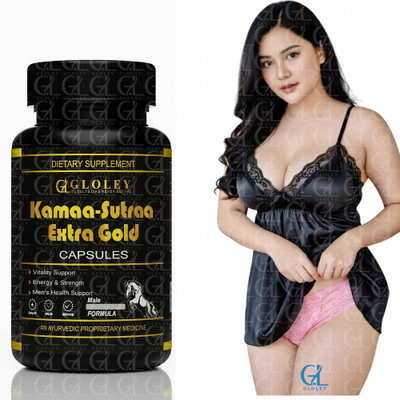 GLOLEY Kamaa Sutraa Extra Gold Original Trusted Energy Booster for Body Care(60 Capsules)