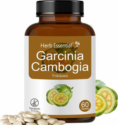 Herb Essential Garcinia Cambogia 500Mg Tablet for Weight Management - 60 Count(60 Tablets)