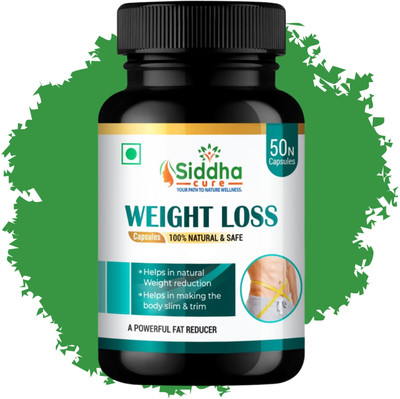 Siddha cure Weight Loss Capsules for Natural Slimming and Fat Reduction(50 Capsules)