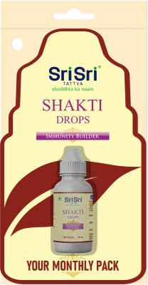 Sri Sri Tattva Shakti Drops - Ayurvedic Immunity Booster | Cold & Cough Relief | 30ml