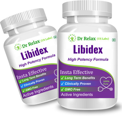 US Labs Extra Powerful Libidex Capsule for Men By Dr Relax(Pack of 2, 60 Capsules)
