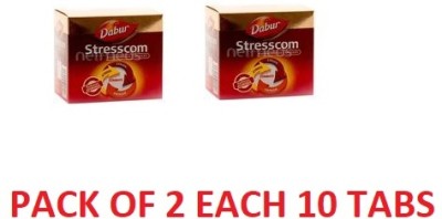 Dabur Stresscom Ashwagandha Capsule(2x10caps)(Pack of 2)