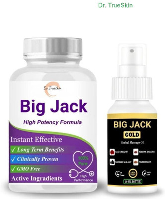 Dr.TrueSkin Big Jack Capsule & Oil With Herbal Vitality Enhancers S02(30 Capsules)