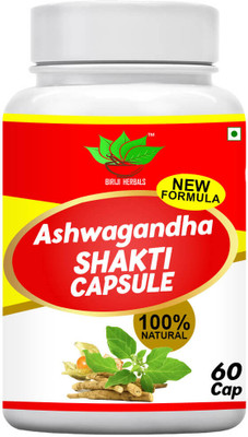 BIRJI HERBALS ASHWAGANDHA SHAKTI CAPSULE (500mg)(60 Capsules)