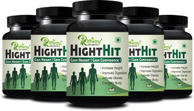 Riffway Height Hit Health Pill | Height Capsule For Bones-Deficiency(Pack of 5)