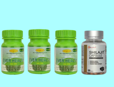 EVER HEALTH Multivitamin Ayurvedic Capsule KGJ(Pack of 4, 150 Capsules, 30 Capsules)