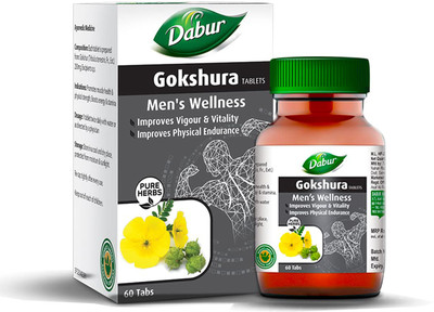 Dabur Gokshura Tablets for Men's Wellness(60 Tablets)