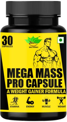 BIRJI HERBALS MEGA MASS PRO CAPSULE A WEIGHT GAINER FORMULA