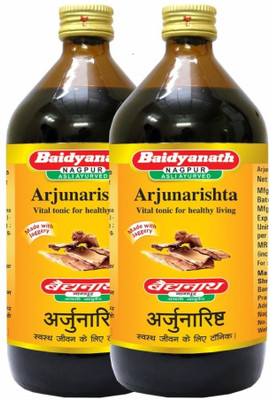 Baidyanath Arjunarishta 450 ml (Pack of 2) for Healthy Heart Care(Pack of 2, 900 ml)