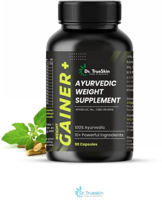 Dr.TrueSkin Weight Gainer+ Capsules Herbal Metabolism Support 90CAPS(90 Capsules)