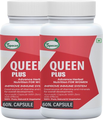 speczo Queen Plus Health Immunity Power Women Capsule ` Provides Non Stop Energy(Pack of 2)