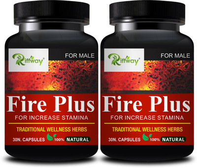 Riffway Fire Plus Ayurvedic Dawa | Ashwagandha Capsule Shilajit Capsule(Pack of 2, 60 Capsules)