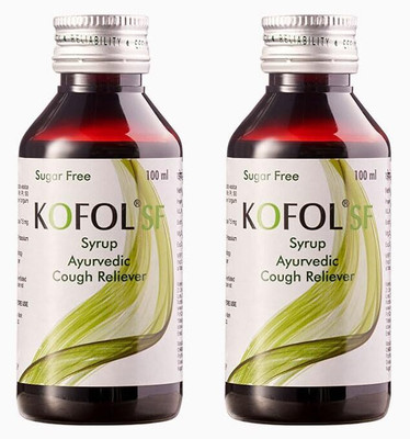 Kofol Sugar Free Cough Syrup (Pack of 2)(Pack of 2, 200 ml)