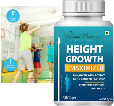 visalak pharma Height Growth Maximizer-Increase Height & Boost Confidence(30 Capsules)