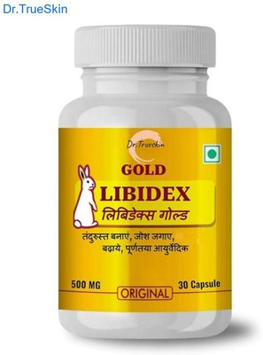 Dr.TrueSkin Libidex Gold Capsules Performance Strength Drive Energy X01(30 Capsules)
