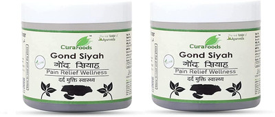 Cura Gond Siyah | Kala Gond | For All Kinds of Bones Pain |100gx2(Pack of 2, 100 g)
