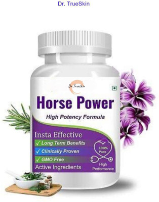 Dr.TrueSkin Horse Power Capsule & Oil For Nighttime Energy Recovery(30 Capsules)